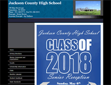 Tablet Screenshot of jacksoncountyhighschool.net